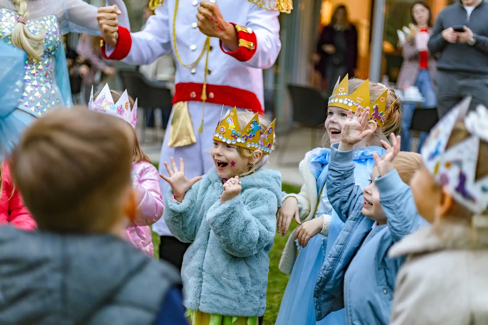 Utrinek z otroškega praznovanja Barvy Event 16