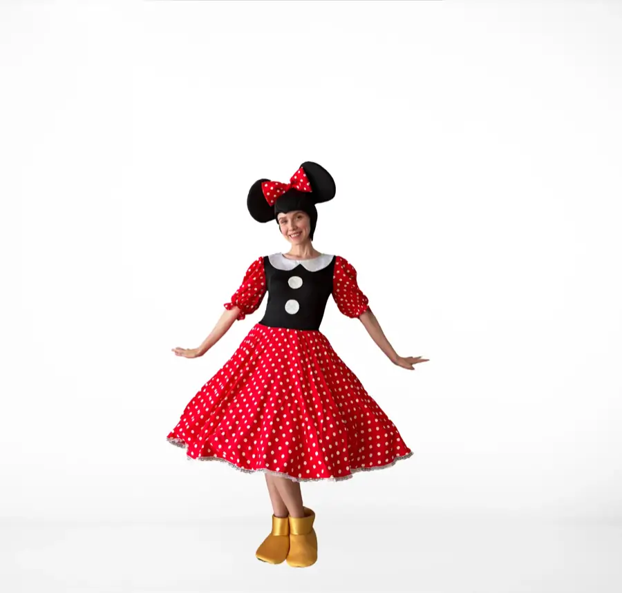 Kostum Minnie Miška za otroško praznovanje